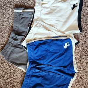 3 pairs Abercrombie shorts